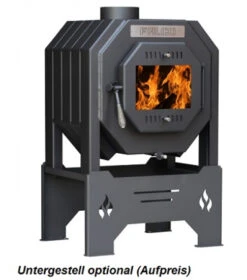 EEK A+ Warmluftofen Werkstattofen FALCO ECO 8 KW Mit Ventilator -Kaminofen Geschaft 20183 3