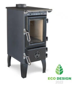 EEK A - Kleiner Kaminofen 304 Mit Herdplatte - 7,23 KW