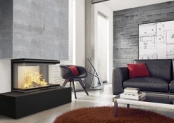 *EEK A - 3-Scheiben-Kamineinsatz KRATKI NBC 8 Mit Schiebetür - 8kW -Kaminofen Geschaft 31494 4