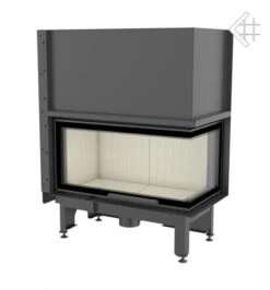 *EEK A - Eck-Kamineinsatz Kratki NADIA/14/P/BS/G Mit Schiebetür Und Seitenglas Rechts - 14 KW -Kaminofen Geschaft 552f82f830c9f full