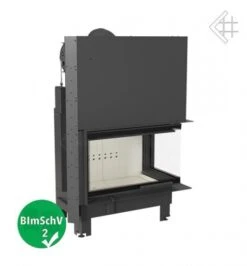 *EEK A+ Eck-Kamineinsatz Kratki MBO/P/BS/G 15 Schiebetür, Seitenscheibe Rechts - 15 KW -Kaminofen Geschaft 560065235b2ed full