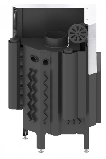 EEK A+ - Eck-Kamineinsatz HITZE Albero AL11LG.H DECO mit Schiebetür, Seitenglas links -11kW EEK A+ - Eck-Kamineinsatz HITZE Albero AL11LG.H DECO Mit Schiebetür, Seitenglas Links -11kW -Kaminofen Geschaft AL11LG H deco 0005