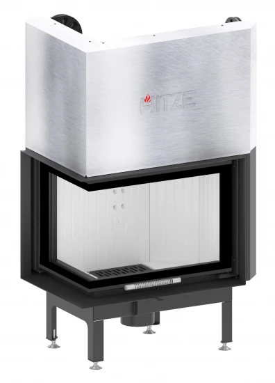 EEK A+ - Eck-Kamineinsatz HITZE Albero AL11LG.H DECO mit Schiebetür, Seitenglas links -11kW EEK A+ - Eck-Kamineinsatz HITZE Albero AL11LG.H DECO Mit Schiebetür, Seitenglas Links -11kW -Kaminofen Geschaft AL11LG H deco 0008