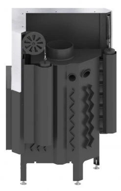 EEK A+ - Eck-Kamineinsatz HITZE Albero AL11RG.H DECO Mit Schiebetür, Seitenglas Rechts -11kW -Kaminofen Geschaft AL11RG H deco 0005