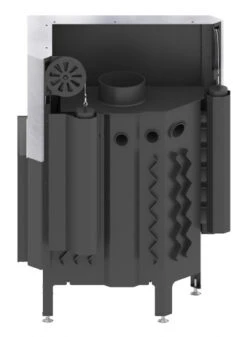 EEK A+ - Eck-Kamineinsatz HITZE Albero AL14RG.H DECO Mit Schiebetür, Seitenglas Rechts -14kW -Kaminofen Geschaft AL14RG H 14kW deco 0005