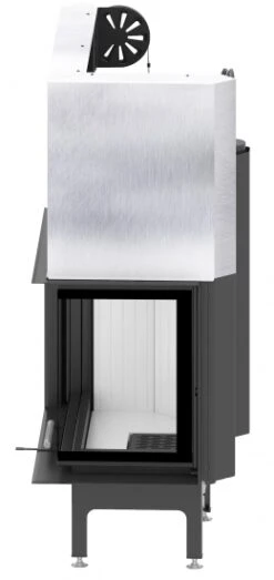 EEK A+ - Eck-Kamineinsatz HITZE Albero AL16RG.H DECO Mit Schiebetür, Seitenglas Rechts -16kW -Kaminofen Geschaft AL16RG H deco 0003