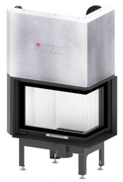 EEK A - Eck-Kamineinsatz HITZE Albero AL9RG.H DECO Mit Schiebetür, Rechts -9kW