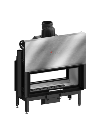EEK A - XXL-Tunnel-Kamineinsatz HITZE Ardente ARD105X43.DGS Mit Schiebetür - 20kW -Kaminofen Geschaft