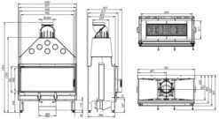EEK A - Kamineinsatz HITZE Ardente ARD90X41.S - 17kW -Kaminofen Geschaft ARD90x41.S ARDENTE sStandard 1