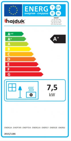 EEK A+ Eck-Kaminbausatz IMPERIAL Mit HAJDUK SMART 2PTh - 7,5 KW 6 EEK A+ Eck-Kaminbausatz IMPERIAL Mit HAJDUK SMART 2PTh - 7,5 KW -Kaminofen Geschaft Label1
