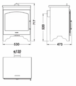 EEK A Kaminofen Panadero Oslo EcoDesign Mit Herdplatte - 8,0 KW 4 EEK A Kaminofen Panadero Oslo EcoDesign Mit Herdplatte - 8,0 KW -Kaminofen Geschaft Oslo1