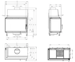 EEK A Eck-Kamineinsatz HITZE STMA68X43.L Mit 11kW 5 EEK A Eck-Kamineinsatz HITZE STMA68X43.L Mit 11kW -Kaminofen Geschaft STMA68x43L 2 hitzedm
