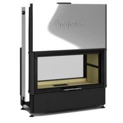 EEK A+ Kamineinsatz HAJDUK VOLCANO DTH FD Tunnel Schiebetür 11 KW