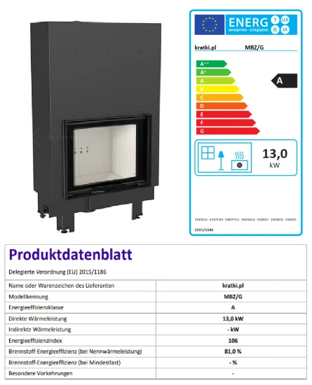 *EEK A - Kamineinsatz Kratki MBZ 13 mit Schiebetür - 13 kW *EEK A - Kamineinsatz Kratki MBZ 13 Mit Schiebetür - 13 KW -Kaminofen Geschaft Unbenannt37