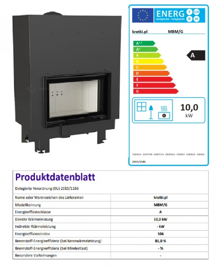 *EEK A - Kamineinsatz Kratki MBM 10 mit Schiebetür - 10 kW *EEK A - Kamineinsatz Kratki MBM 10 Mit Schiebetür - 10 KW -Kaminofen Geschaft Unbenannt39