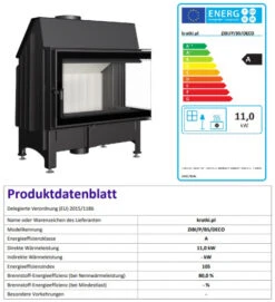 *EEK A Eck-Kamineinsatz Kratki ZIBI/P/BS/DECO Rahmenlos - BIMSCHV II - 11kW 5 *EEK A Eck-Kamineinsatz Kratki ZIBI/P/BS/DECO Rahmenlos - BIMSCHV II - 11kW -Kaminofen Geschaft ZibiPBSdeco