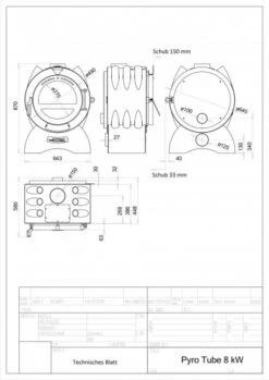 Pyrolytischer Warmluftofen Pyro Tube 8 KW -Kaminofen Geschaft a5f17e59af3668 techlist tube 8 de