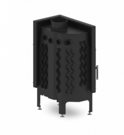 EEK A - Eck-Kamineinsatz HITZE Albero AL9R.H DECO Mit Seitenglas Rechts - 9kW 6 EEK A - Eck-Kamineinsatz HITZE Albero AL9R.H DECO Mit Seitenglas Rechts - 9kW -Kaminofen Geschaft al9r h anim 6