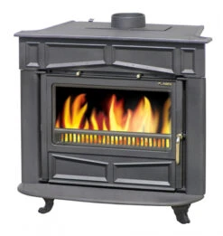 EEK A Gusskaminofen Plamen Glas Franklin Mit 11kW