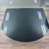 Rundbogen 100x110cm Glas Schwarz - Funkenschutzplatte Kaminbodenplatte Glasplatte Ofenplatte Unterlage Kamin -Kaminofen Geschaft funkenschutzplatte rundbogen glas schwarz1