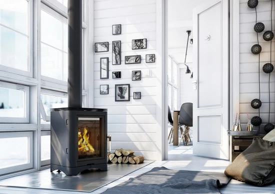 *EEK A - Guss-Kaminofen Kratki KOZA K5 mit RRØ 150 mm - 7 kW *EEK A - Guss-Kaminofen Kratki KOZA K5 Mit RRØ 150 Mm - 7 KW -Kaminofen Geschaft koza k5s