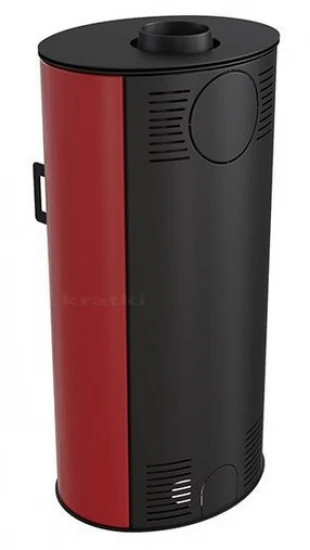 *EEK A - Kaminofen Kratki KOZA AB S mit roten Kacheln und Holzfach - 8 kW *EEK A - Kaminofen Kratki KOZA AB S Mit Roten Kacheln Und Holzfach - 8 KW -Kaminofen Geschaft kozaabskrot3