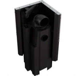 *EEK A+ ECK-Kamineinsatz Kratki VNL/480/480 Links, Gleichschenklig Mit Schiebetür - 8 KW -Kaminofen Geschaft kratki VNL480480 c