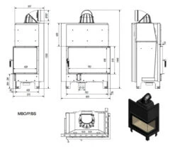 *EEK A+ - Eck-Kamineinsatz Kratki MBO 15 Rechts - 15 KW 4 *EEK A+ - Eck-Kamineinsatz Kratki MBO 15 Rechts - 15 KW -Kaminofen Geschaft kratki mbo rechts2mm