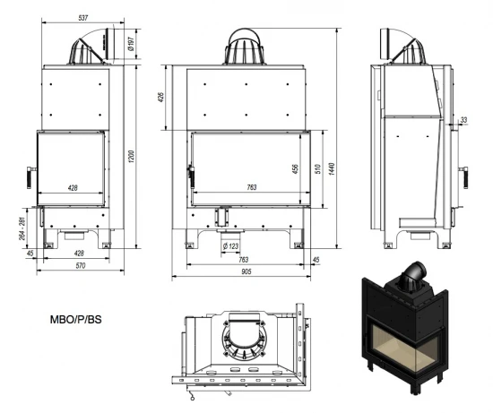 *EEK A+ - Eck-Kamineinsatz Kratki MBO 15 rechts - 15 kW *EEK A+ - Eck-Kamineinsatz Kratki MBO 15 Rechts - 15 KW -Kaminofen Geschaft kratki mbo rechts2mm
