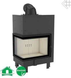 *EEK A - Eck-Kamineinsatz Kratki MBZ 13, Seitenglas Links - 13 KW