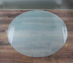 Kreis *Frosty* 90x90cm - Funkenschutzplatte Milchglas Kaminbodenplatte Glasplatte 6 Kreis *Frosty* 90x90cm - Funkenschutzplatte Milchglas Kaminbodenplatte Glasplatte -Kaminofen Geschaft kreis milchglas2 31331 4