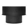 130 Mm - 180 Mm - Erweiterung In Schwarz -Kaminofen Geschaft rauchrohr ofenrohr erweiterung gerade 130mm 180mm schwarz