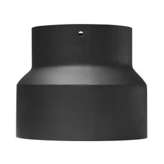 150 mm - 120 mm - Reduzierung in Schwarz 150 Mm - 120 Mm - Reduzierung In Schwarz -Kaminofen Geschaft rauchrohr ofenrohr reduzierung 150mm 120mm schwarz