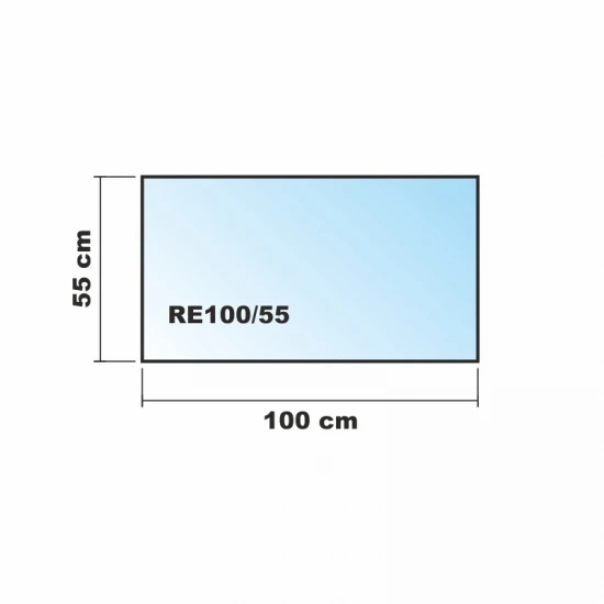 Saisonplatte Rechteck *Frosty* 100x55cm - Kamin-Vorlegeplatte Milchglas Funkenschutzplatte Kaminbodenplatte Glasplatte Saisonplatte Rechteck *Frosty* 100x55cm - Kamin-Vorlegeplatte Milchglas Funkenschutzplatte Kaminbodenplatte Glasplatte -Kaminofen Geschaft re100 55 31186 1