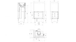 *EEK A+ ECK-Kamineinsatz Kratki VNL/700/480 Links Mit Schiebetür - 12 KW -Kaminofen Geschaft rys tech vnl 700 480