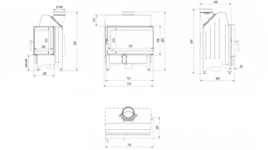 *EEK A Eck-Kamineinsatz Kratki ZIBI/P/BS/DECO rahmenlos - BIMSCHV II - 11kW *EEK A Eck-Kamineinsatz Kratki ZIBI/P/BS/DECO Rahmenlos - BIMSCHV II - 11kW -Kaminofen Geschaft rys tech zibi 12 p bs deco