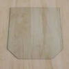 Sechseck 120x130cm - Funkenschutzplatte Kaminbodenplatte Glasplatte -Kaminofen Geschaft sechseck 30495 0