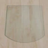 Segmentbogen 100x120cm - Funkenschutzplatte Kaminbodenplatte Glasplatte -Kaminofen Geschaft segmentbogen 30490 0