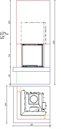 EEK A+ Eck-Kaminbausatz IMPERIAL Mit HAJDUK SMART 2PTh - 7,5 KW 5 EEK A+ Eck-Kaminbausatz IMPERIAL Mit HAJDUK SMART 2PTh - 7,5 KW -Kaminofen Geschaft smart2plth