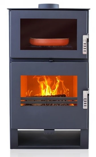 EEK A+ Kaminofen mit Backfach Verso F - 9kW EEK A+ Kaminofen Mit Backfach Verso F - 9kW -Kaminofen Geschaft versof3a