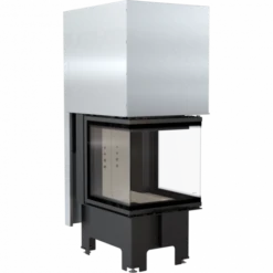 *EEK A - 3-Scheiben-Kamineinsatz KRATKI NBC 8 Mit Schiebetür - 8kW