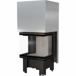 *EEK A - 3-Scheiben-Kamineinsatz KRATKI NBC 9 Mit Schiebetür - 9 KW